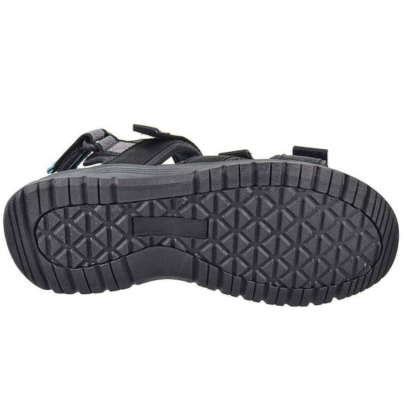 Flacourt Gioseppo Sandalia textil Velcro en pala, empeine y talón. Antideslizante. Estilo trekking para playa, piscina o pasear