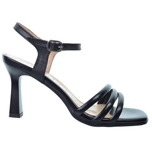 Alexa4 Desireé Sandalia piel con hebilla. acolchada transpirable y ergonómica. Tacón 7´5cm. Antideslizante. eventos y ceremonias