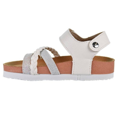 65201 Afua Gioseppo Sandalia sintético, tiras en pala y glitter, cierre en pulsera con velcro. Plantilla resistente al agua.