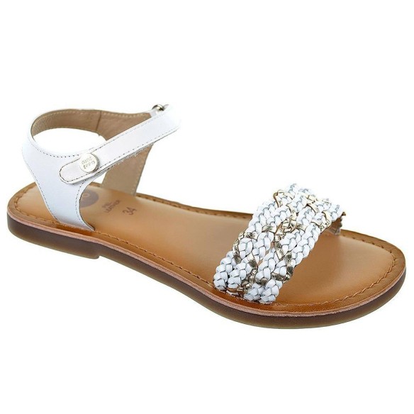 65750 Wea Gioseppo Sandalia piel Acolchada. Velcro. Suela antideslizante y flexible. Para eventos y ceremonias.