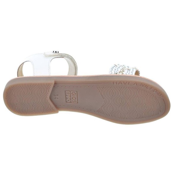 65750 Wea Gioseppo Sandalia piel Acolchada. Velcro. Suela antideslizante y flexible. Para eventos y ceremonias.