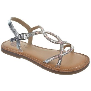 65825 Comal Gioseppo Sandalia piel metalizado. Hebilla. Plantilla piel acolchada. Antideslizante. Eventos y ceremonias. 2