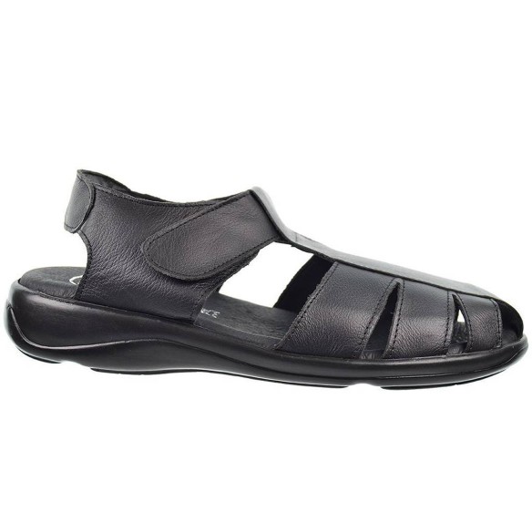 933 Duendy Sandalia piel con cierre en velcro. Plantilla acolchada en piel y suela ligera y flexible.  Para pies delicados.