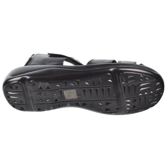 933 Duendy Sandalia piel con cierre en velcro. Plantilla acolchada en piel y suela ligera y flexible.  Para pies delicados.