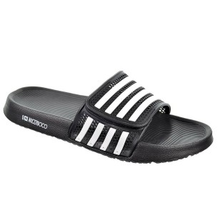 Good Nicoboco Chancla Playa y piscina Zueco con pala de goma perforada y con velcro . Suela de caucho muy ligera y flexible. 2