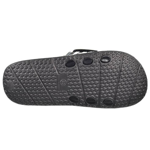 Good Nicoboco Chancla Playa y piscina Zueco con pala de goma perforada y con velcro . Suela de caucho muy ligera y flexible.