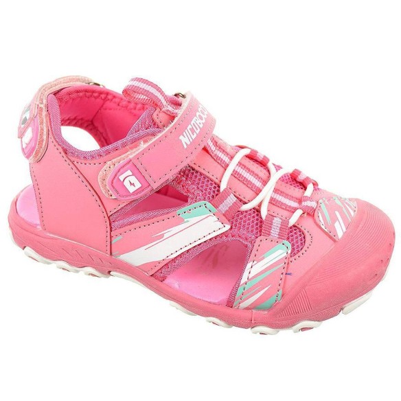 Toner Nicoboco Sandalia textil y sintético. Forro nylon acolchado. Doble Velcro . Antideslizante. Montaña, playa..