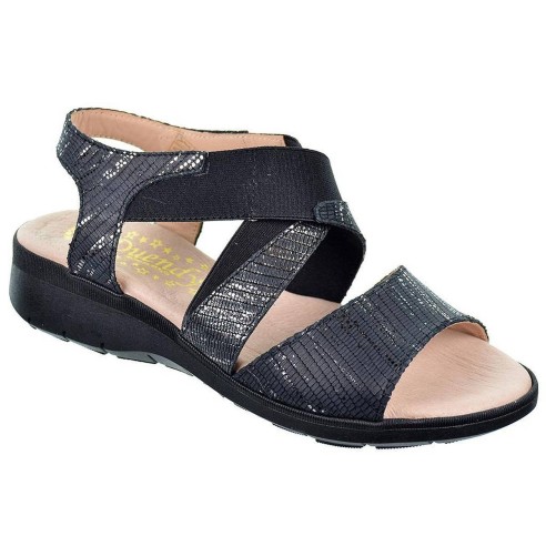 3594 Duendy Sandalia Piel Pies Delicado Antideslizante Mujer Duendy - 1