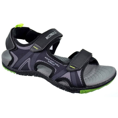 Suyi Nicoboco Sandalia textil doble velcro en empeine y talón. Antideslizante. Estilo trekking, Para playa, piscina o pasear