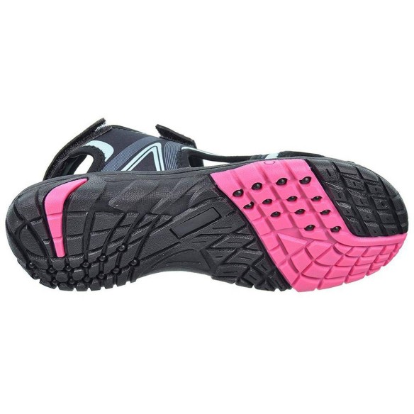 Suyi Nicoboco Sandalia textil doble velcro en empeine y talón. Antideslizante. Estilo trekking, Para playa, piscina o pasear