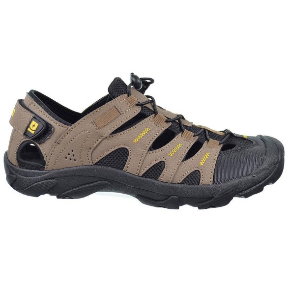 Kunan Nicoboco Sandalia trekking sintético forro y plantilla textil transpirable. Cordones elásticos y velcro. Antideslizante