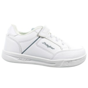 Civico J´hayber Deportivo Colegial sintético
Forro y plantilla textil acolchado. Cordones elásticos y velcro. Antideslizante