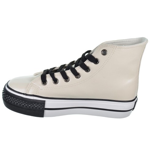 533006 B&W Zapatilla Bota de caña alta. En sintético, forro y plantilla textil. cordones. puntera goma. Antideslizante