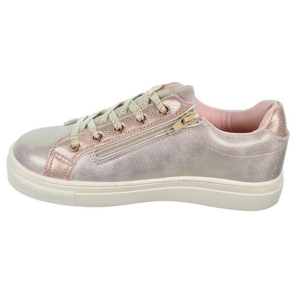 2412 Crecendo Sneaker sintético metalizado. Forro y plantilla textil acolchado. Cordones Piso de goma antideslizante.