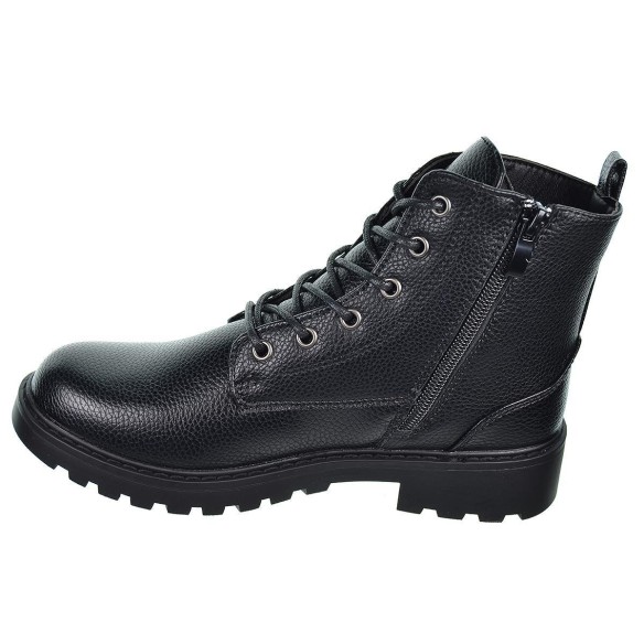 2418 Crecendo Bota  sintética. Remaches en el lateral, forro y plantilla textil acolchado. cremallera y cordones. antideslizante