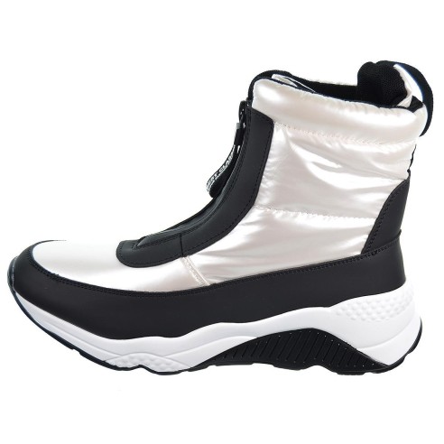 25031 DNG Botín en sintético y textil acolchado con cremallera, forrado y plantilla en textil acolchado. Suela en poliuretano.