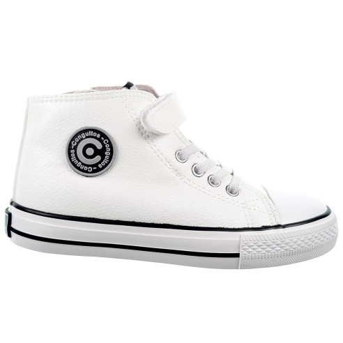 283007 Conguitos Zapatilla Bota sintético Cierre en cordones y cremallera interior. Plantilla textil acolchada. antideslizante