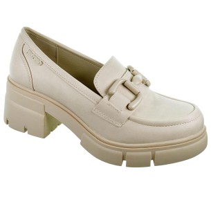 171342 Refresh Zapato Mocasín sintético vegano. Adorno metalizado Forro textil.  plantilla acolchada. antideslizante tacón ancho 2