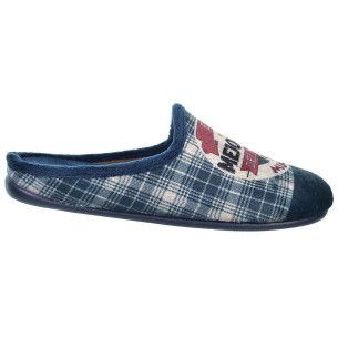 30576 Cmconfort Zapatilla de Casa destalonada en textil. suave, borreguillo y plantilla acolchada extraíble. antideslizante,