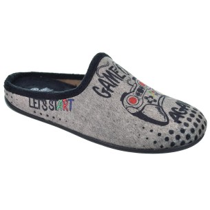 30516 Cmconfort Zapatilla de Casa destalonada en textil. suave y plantilla acolchada extraíble. antideslizante, 2