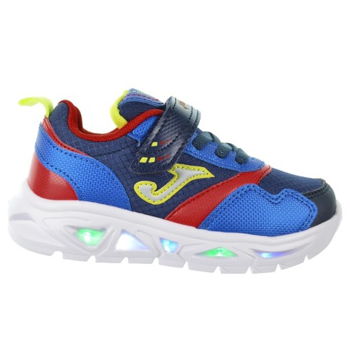 STARJR2333 Joma Deportivo Luces en sintético y textil. Forro y plantilla en textil, cierre con velcro y cordones elásticos.