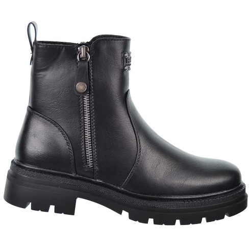 171002 Refresh Botín Sintético vegano. Cremallera decorativa. Forro textil acolchado. Piso grueso goma antideslizante y flexible