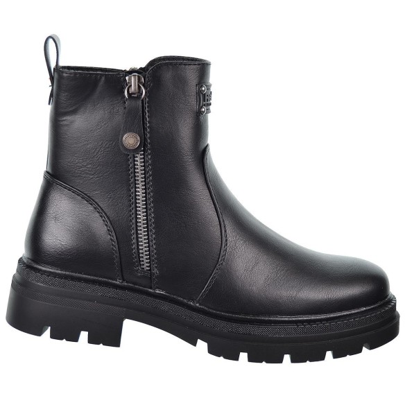 171002 Refresh Botín Sintético vegano. Cremallera decorativa. Forro textil acolchado. Piso grueso goma antideslizante y flexible