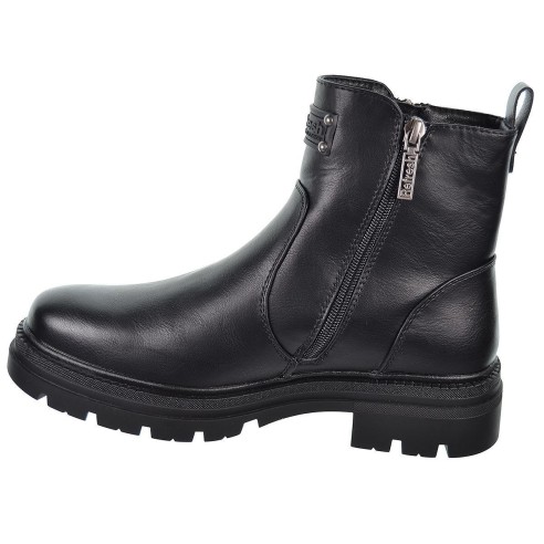 171002 Refresh Botín Sintético vegano. Cremallera decorativa. Forro textil acolchado. Piso grueso goma antideslizante y flexible