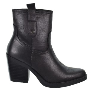 171488 Refresh Botín Cowboy en textil. Forro textil y cierre con cremallera lateral. Tacón ancho de 8cm de altura antideslizante 2
