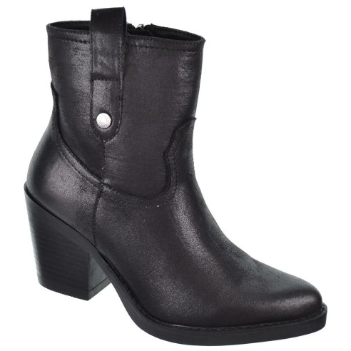 171488 Refresh Botín Cowboy Textil Tacón Ancho Mujer Refresh - 6