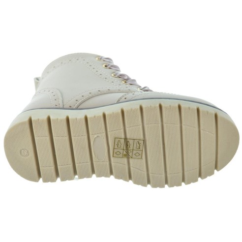 113023 Conguitos Botín sintético. Forro y plantilla textil acolchado. cremallera y cordones . Piso de goma antideslizante.