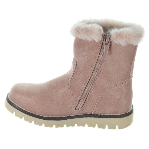 113020 Conguitos Botín sintético. Forro y plantilla textil acolchado. cremallera , pelo decorativo. Piso de goma antideslizante.