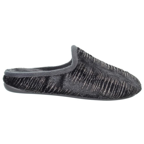 30541 Cmconfort Zapatilla de Casa. Destalonada en textil  plantilla extraíble acolchada. goma antideslizante, ligero y flexible.