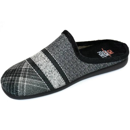 10446 Cmconfort Zapatilla Casa Comprar Zapatilla destalonada, en textil muy suave y plantilla acolchada para un máximo confort. 