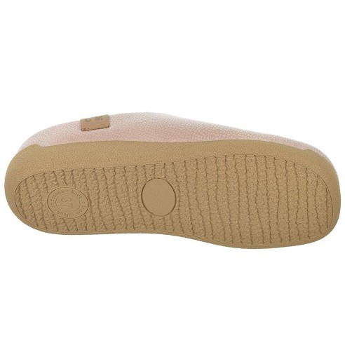 30533 Cmconfort Zapatilla estar por casa. Destalonada textil suave, interior en borreguillo plantilla extraíble. antideslizante.