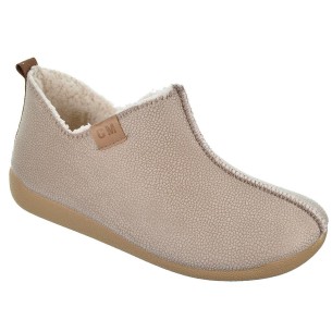 30503 Cmconfort Zapatilla estar Casa. En textil muy suave, borreguillo y plantilla acolchada extraíble confort. antideslizante, 2