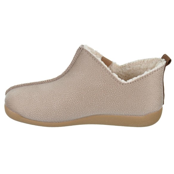 30503 Cmconfort Zapatilla estar Casa. En textil muy suave, borreguillo y plantilla acolchada extraíble confort. antideslizante,