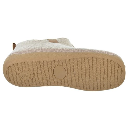 30503 Cmconfort Zapatilla estar Casa. En textil muy suave, borreguillo y plantilla acolchada extraíble confort. antideslizante,