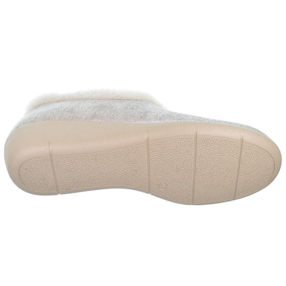 30561 Cmconfort Zapatilla de Casa  textil. plantilla acolchada  confort. Piso de goma antideslizante, muy ligero y flexible.
