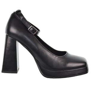 23175 Isteria Zapato en sintético . forro textil. Piso forrado sintético vegano. con plataforma Tacón ancho. Antideslizante.