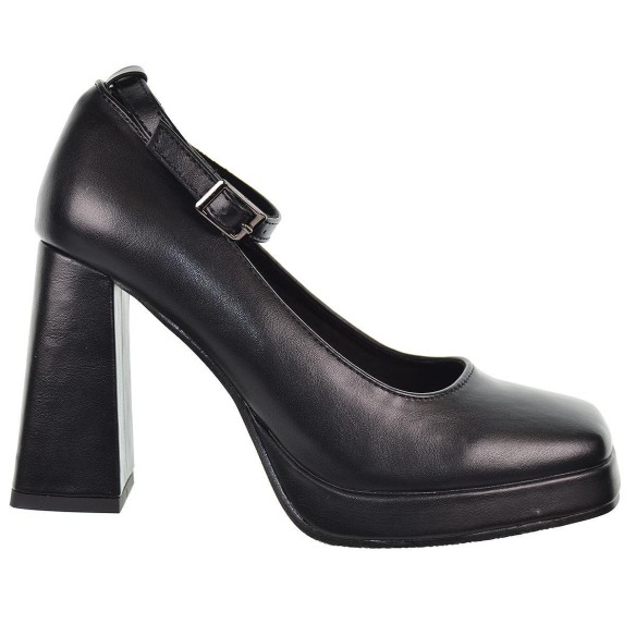 23175 Isteria Zapato en sintético . forro textil. Piso forrado sintético vegano. con plataforma Tacón ancho. Antideslizante.