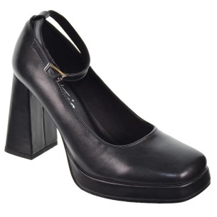 23175 Isteria Zapato en sintético . forro textil. Piso forrado sintético vegano. con plataforma Tacón ancho. Antideslizante. 2