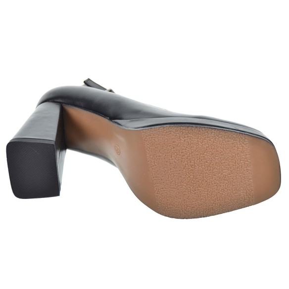 23175 Isteria Zapato en sintético . forro textil. Piso forrado sintético vegano. con plataforma Tacón ancho. Antideslizante.