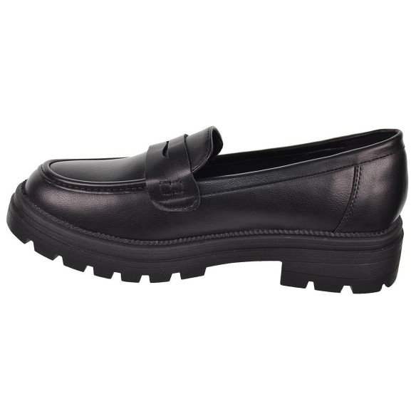 150639  Xti Kids Zapato Mocasín charol sintético. forro textil y detalle con antifaz. Suela de goma desdentada antideslizante.