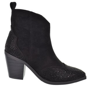 25232 D´Angela Botín en ante sintético. Forro y plantilla en textil acolchado, cremallera .  antideslizante y tacón de 7cm