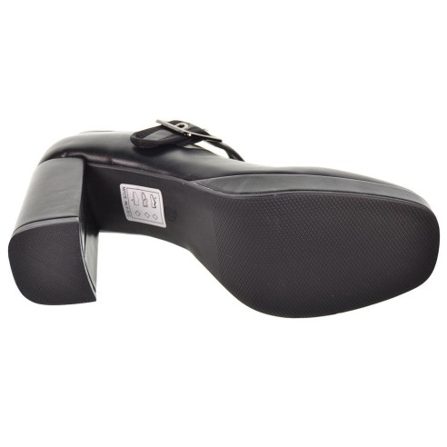 25139 D´Angela Zapato sintético. Con correa y plantilla acolchada. Suela de goma con plataforma y tacón ancho de 8cm de altura.