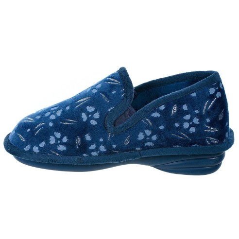 1832 Biorelax Zapatilla de Casa. Transpirable. Piso de cuña en caucho antideslizante. Plantilla látex natural.  Pies delicados.