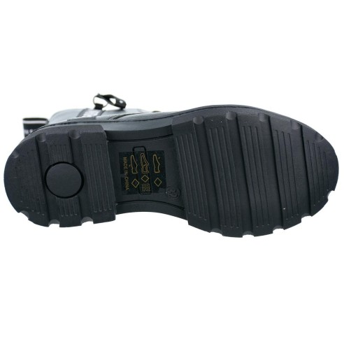 594049 B&W Botín sintético. forro y plantilla textil acolchado. cremallera y cordones ajustables. Piso de goma antideslizante.