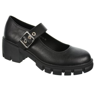 25110 D´Angela Zapato Casual sintético. Plantilla acolchada, y cierre con hebilla regulable. Tacón ancho y plataforma 2