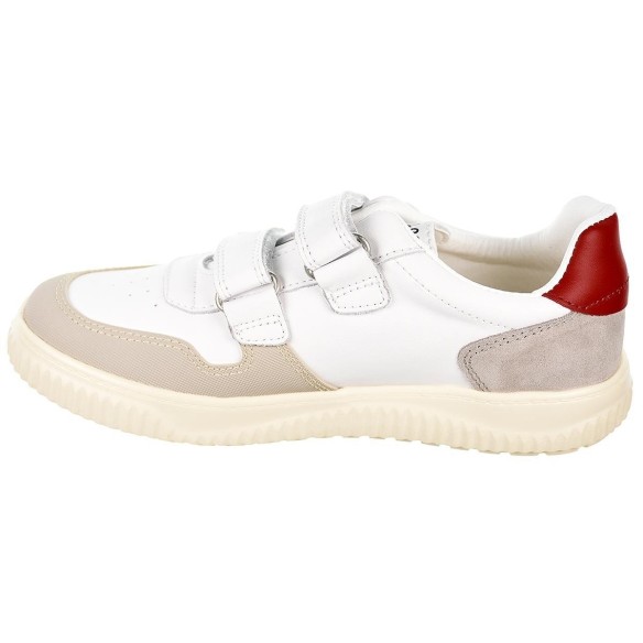 200906 Pablosky Sneaker Piel. forro sin costuras , plantilla extraíble y doble velcro. Suela antideslizante, muy flexible.